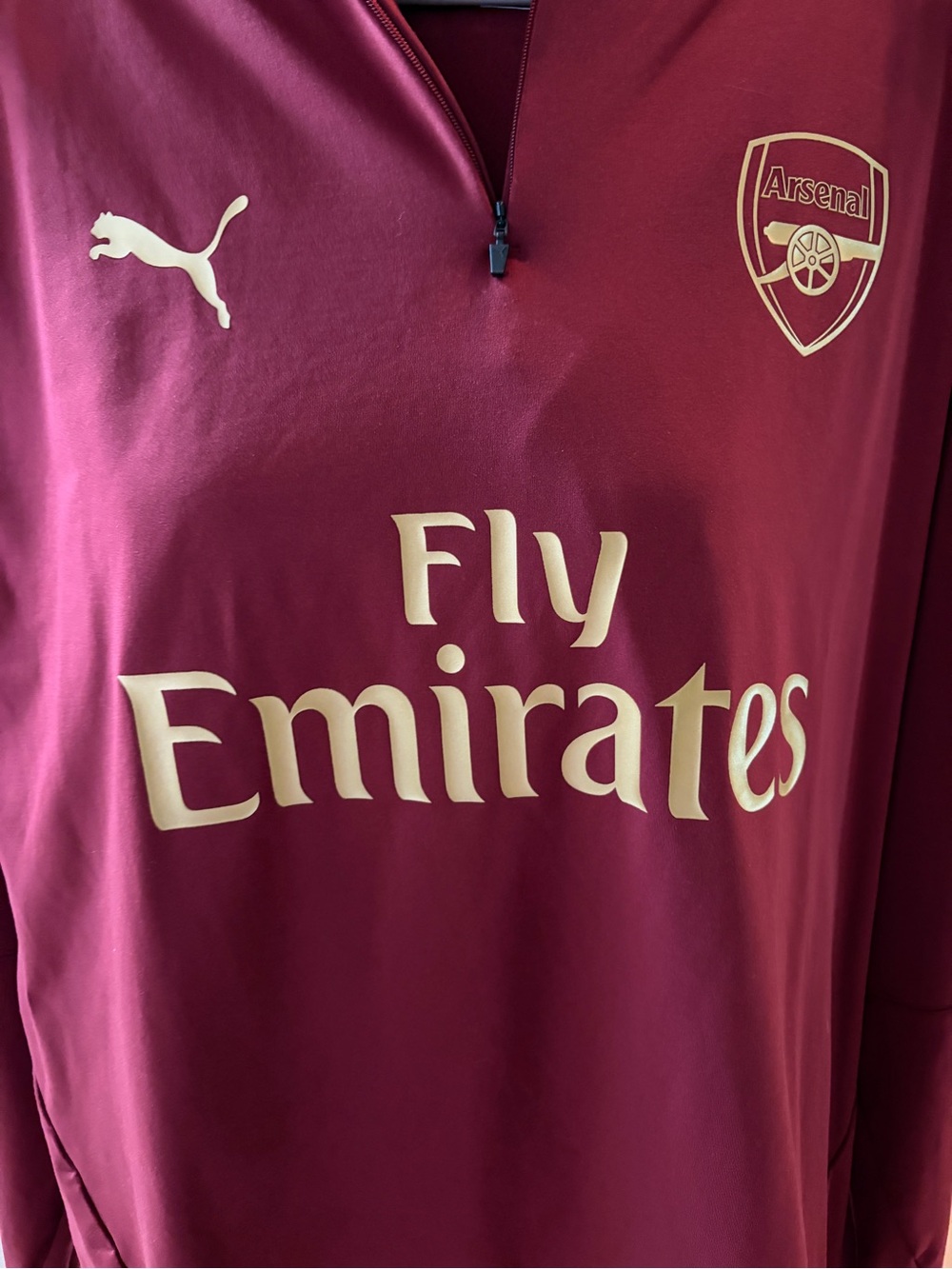 Arsenal Official Training Ground 1/4 Zip - Picture 2 of 6
